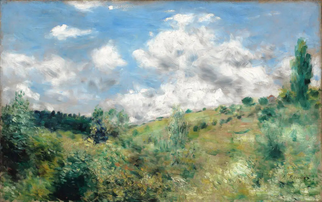 Reproduction du tableau « Le Rafale de vent - Pierre-Auguste Renoir » par Alpha Reproduction en peinture à l’huile