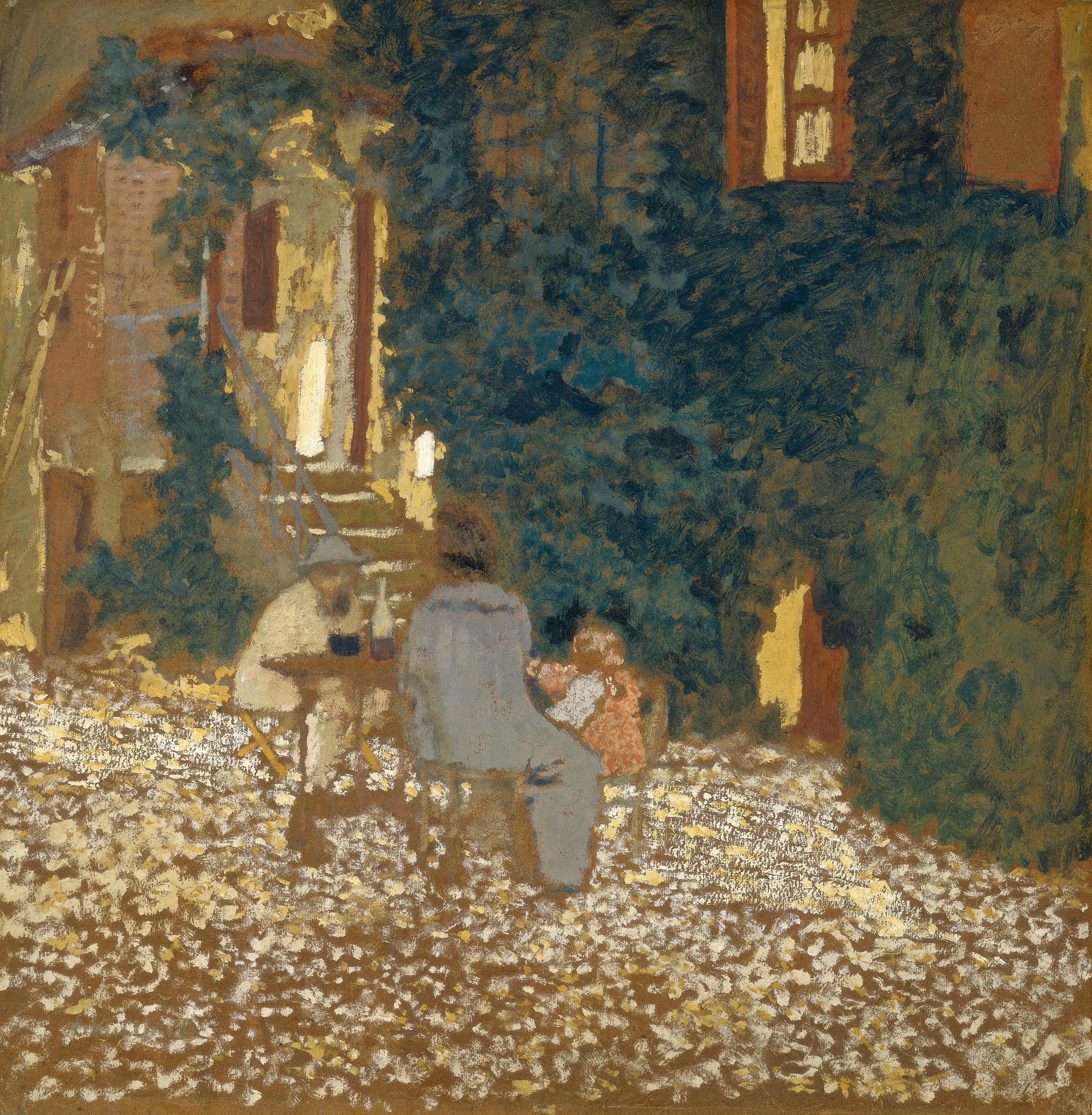 Repas dans un jardin - Édouard Vuillard