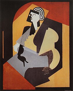 Женщина, читающая – Альбер Глез (1920)