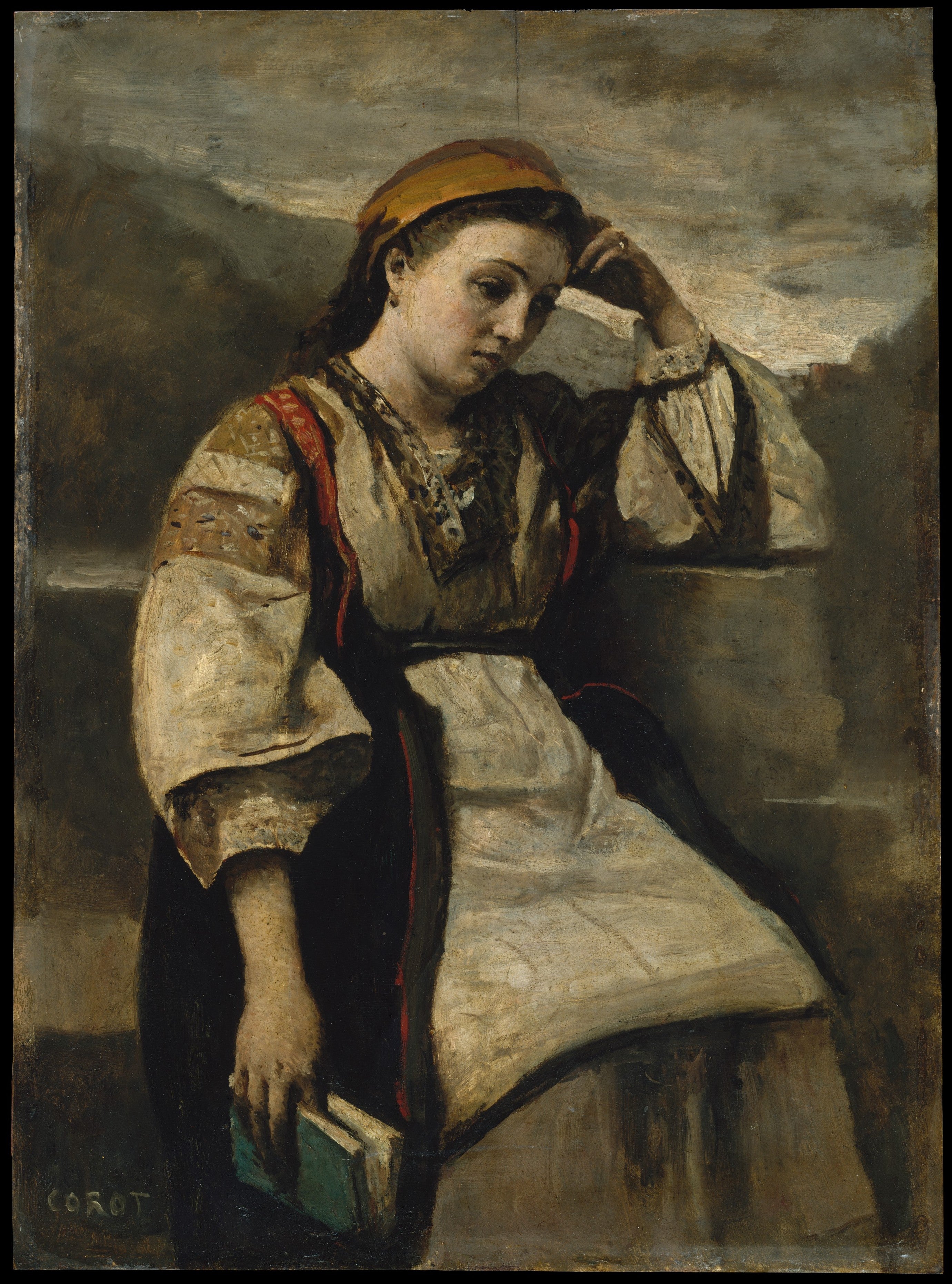 Rêverie - Jean-Baptiste Camille Corot