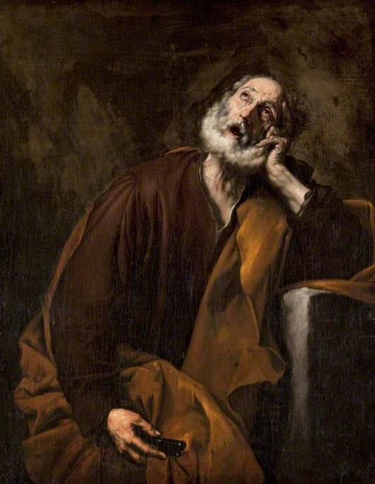Saint Pierre Repentant - Jusepe de Ribera - Alpha Reproduction