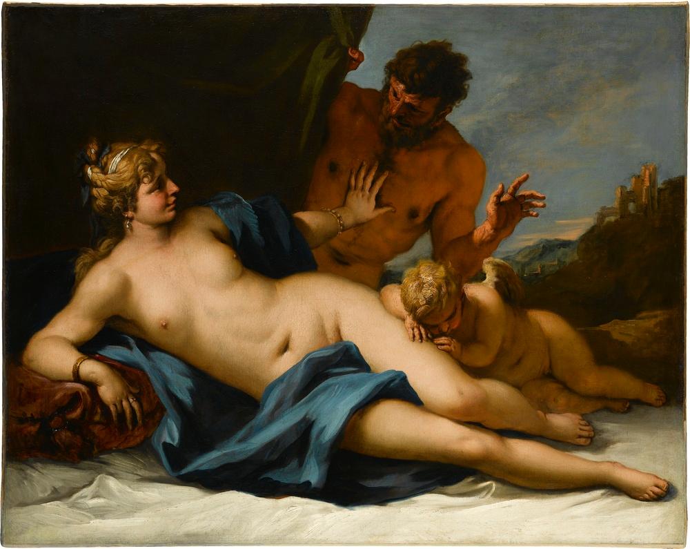 Vénus est surprise par un satyre - Sebastiano Ricci
