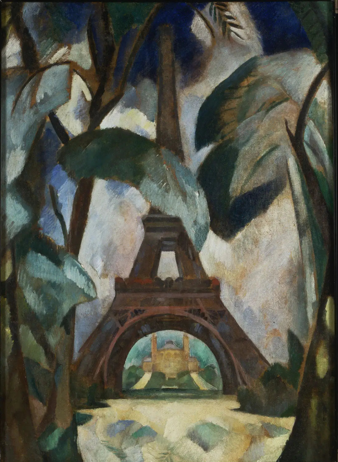 Reproduction du tableau « La Tour Eiffel - Robert Delaunay » par Alpha Reproduction en peinture à l’huile