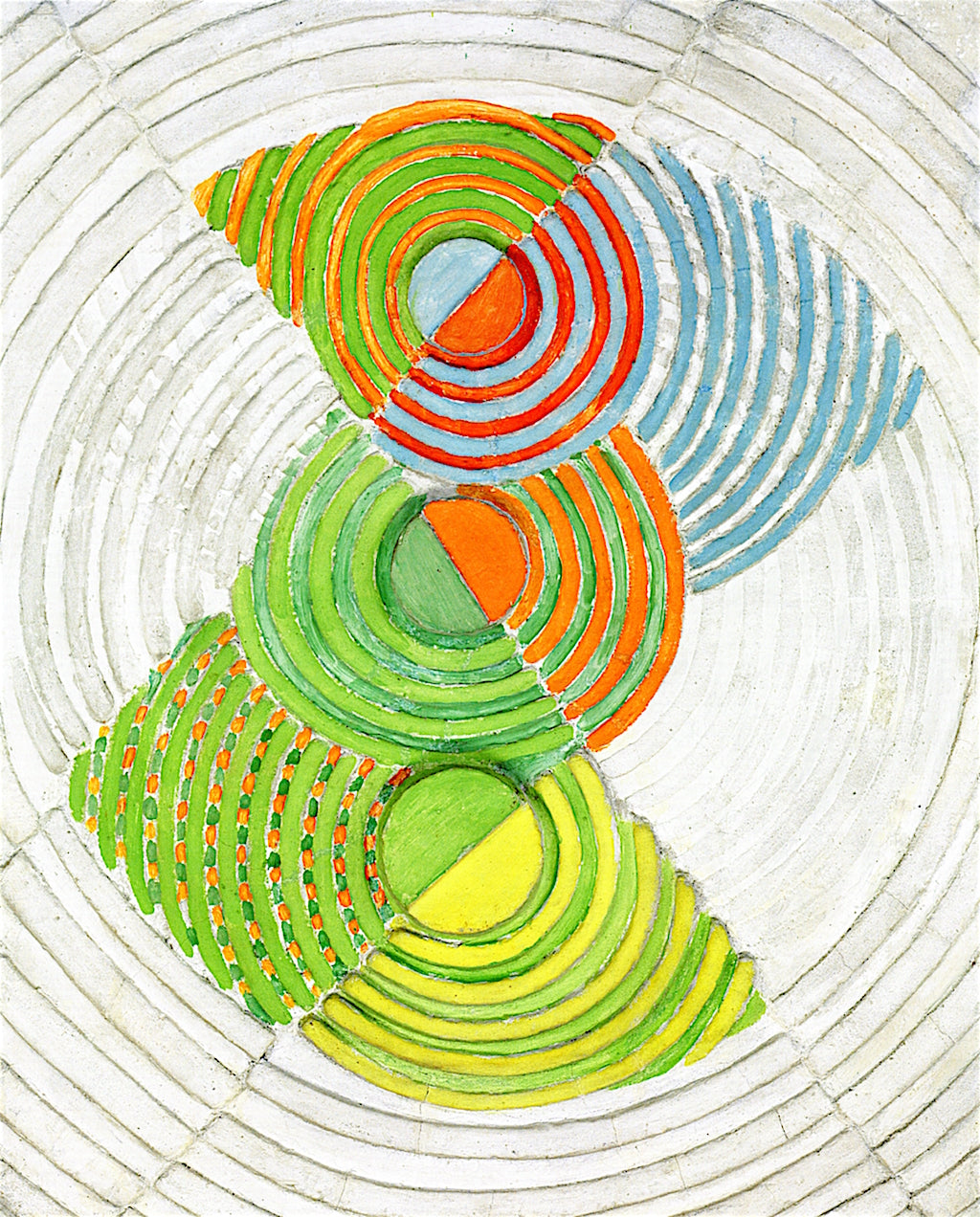 Reproduction du tableau « Rythme de soulagement - Robert Delaunay » par Alpha Reproduction en peinture à l’huile