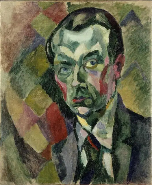 Reproduction du tableau « Autoportrait - Robert Delaunay » par Alpha Reproduction en peinture à l’huile