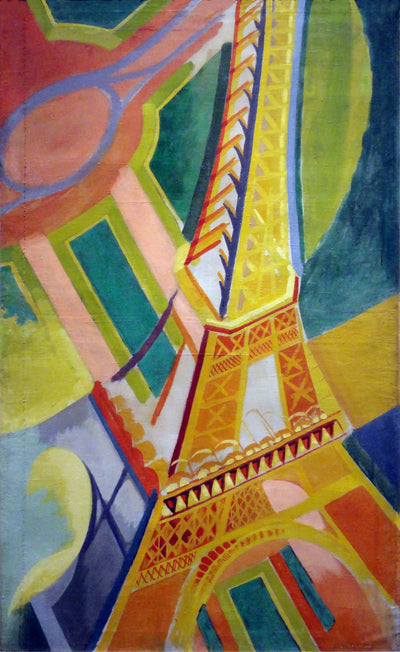 Reproduction du tableau « Tour Eiffel - Robert Delaunay » par Alpha Reproduction en peinture à l’huile
