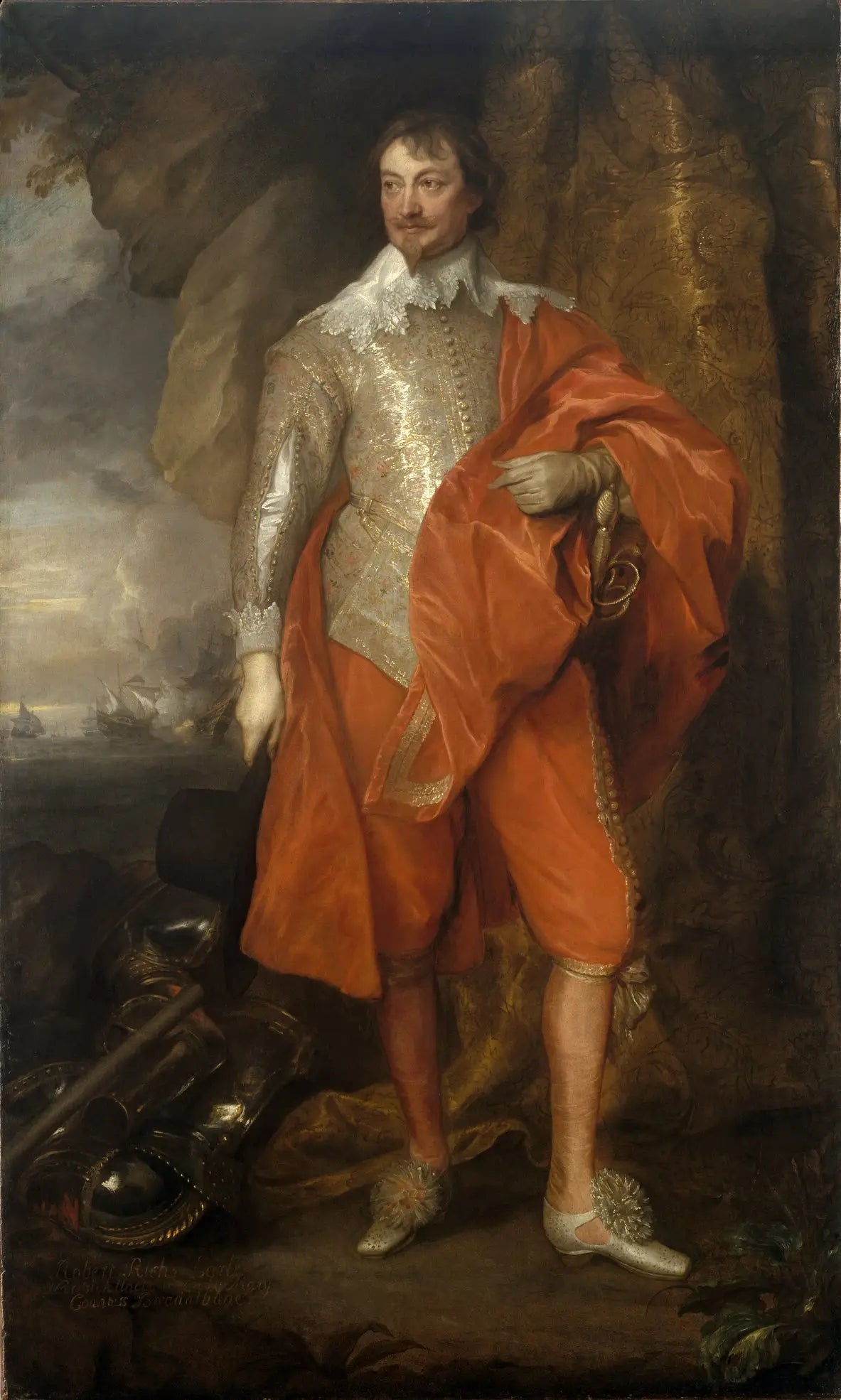 Portrait de Robert Rich deuxième comte de Warwick - Antoine van Dyck - Alpha Reproduction