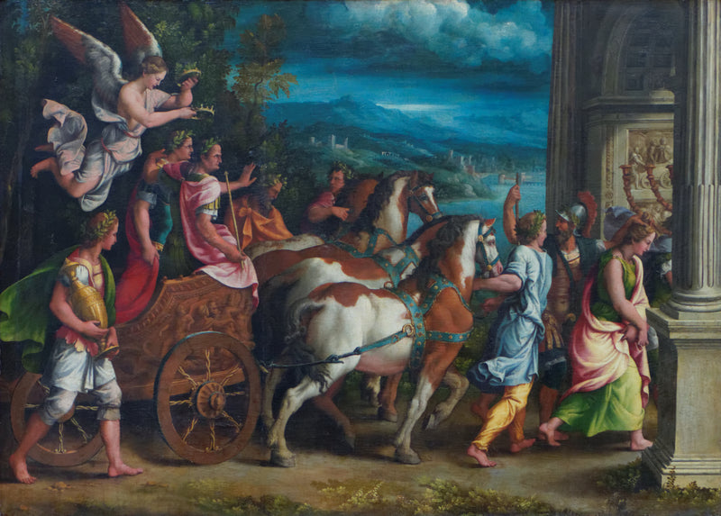 Le Triomphe de Titus et Vespasien - Giulio Romano