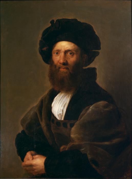 Portrait de Baldassare Castiglione (d'après Raphaël) - Peter Paul Rubens