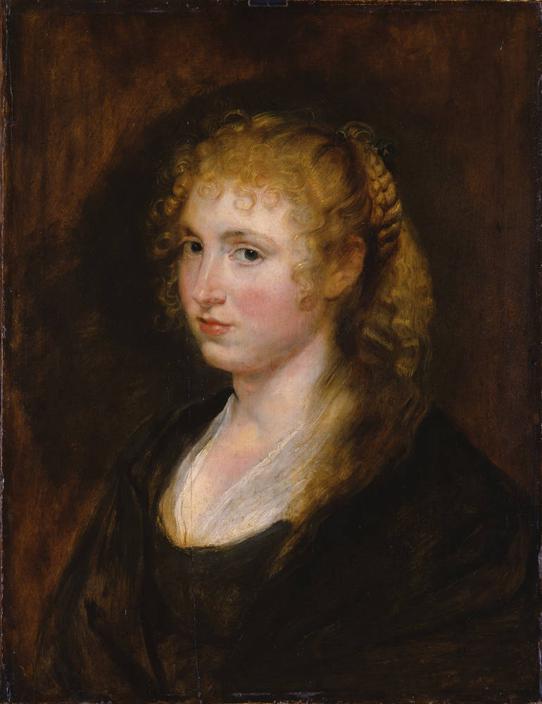 Portrait d'une femme aux cheveux blonds tressés - Peter Paul Rubens