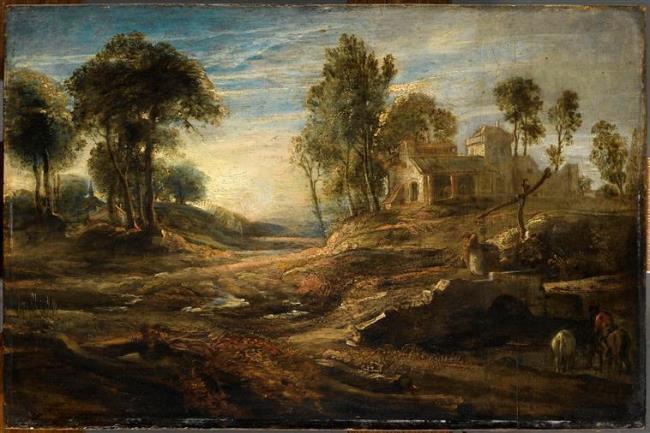 Paysage à l'abreuvoir - Peter Paul Rubens