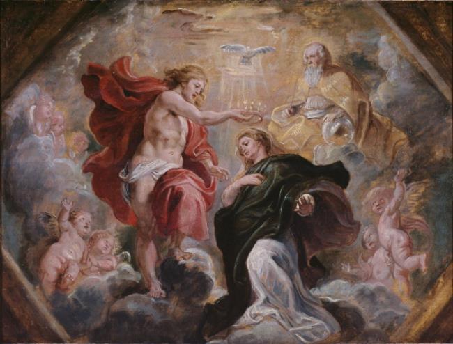 Couronnement de la Vierge - Peter Paul Rubens