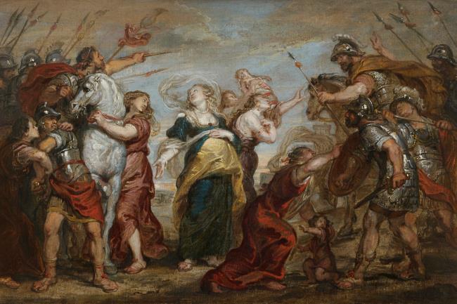 Réconciliation entre Sabins et Romains - Peter Paul Rubens