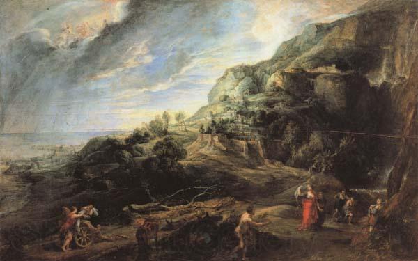 Ulysse sur l'île des Phéaciens - Peter Paul Rubens