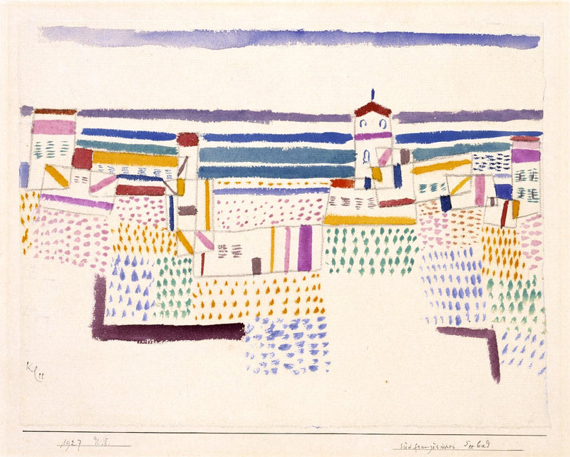 Seaside Resort in the South of France - Paul Klee
