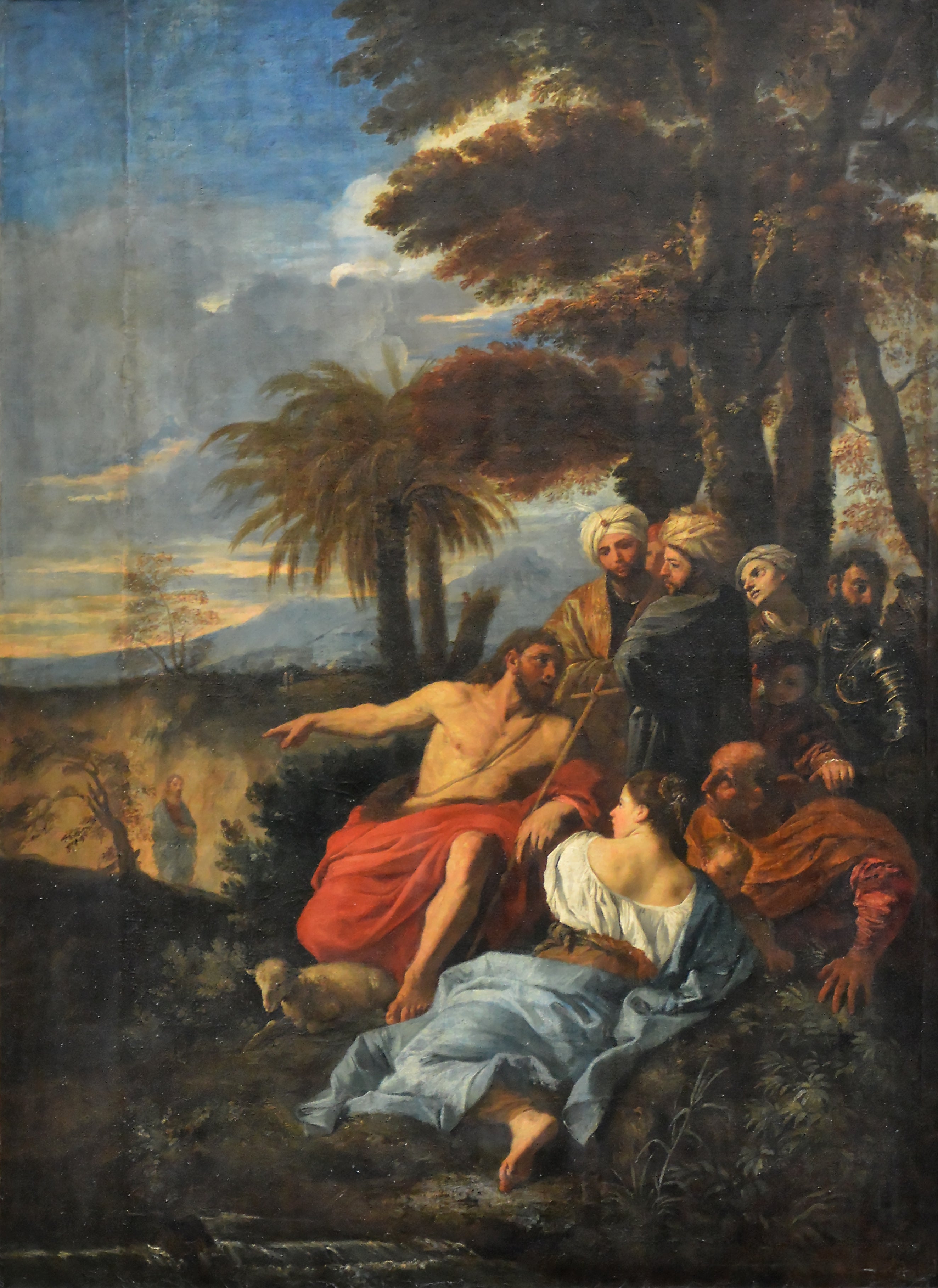 Saint Jean Baptiste prêchant dans le désert - Pier Francesco Mola