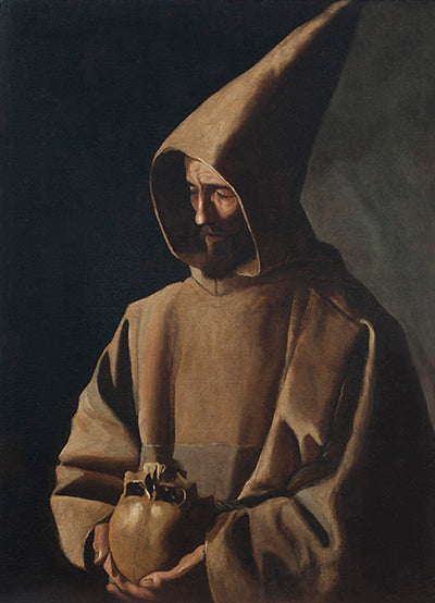 Saint François en méditation - Francisco de Zurbarán