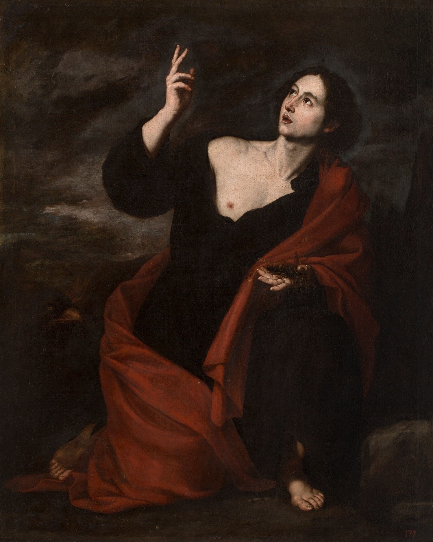 Saint Jean l’Évangéliste à Patmos - Jusepe de Ribera - Alpha Reproduction
