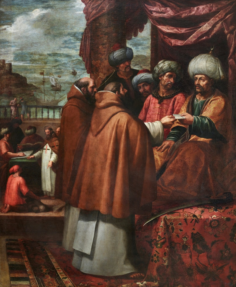 San Juan de Mata entrega las cartas del Papa al rey de Marruecos - Vincenzo Carducci