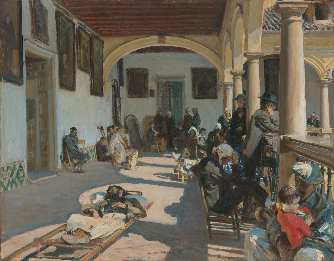 Reproduction du tableau « Hôpital de Grenade - John Singer Sargent » par Alpha Reproduction en peinture à l’huile
