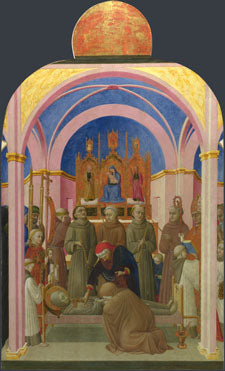 Les funérailles de saint François - Sassetta