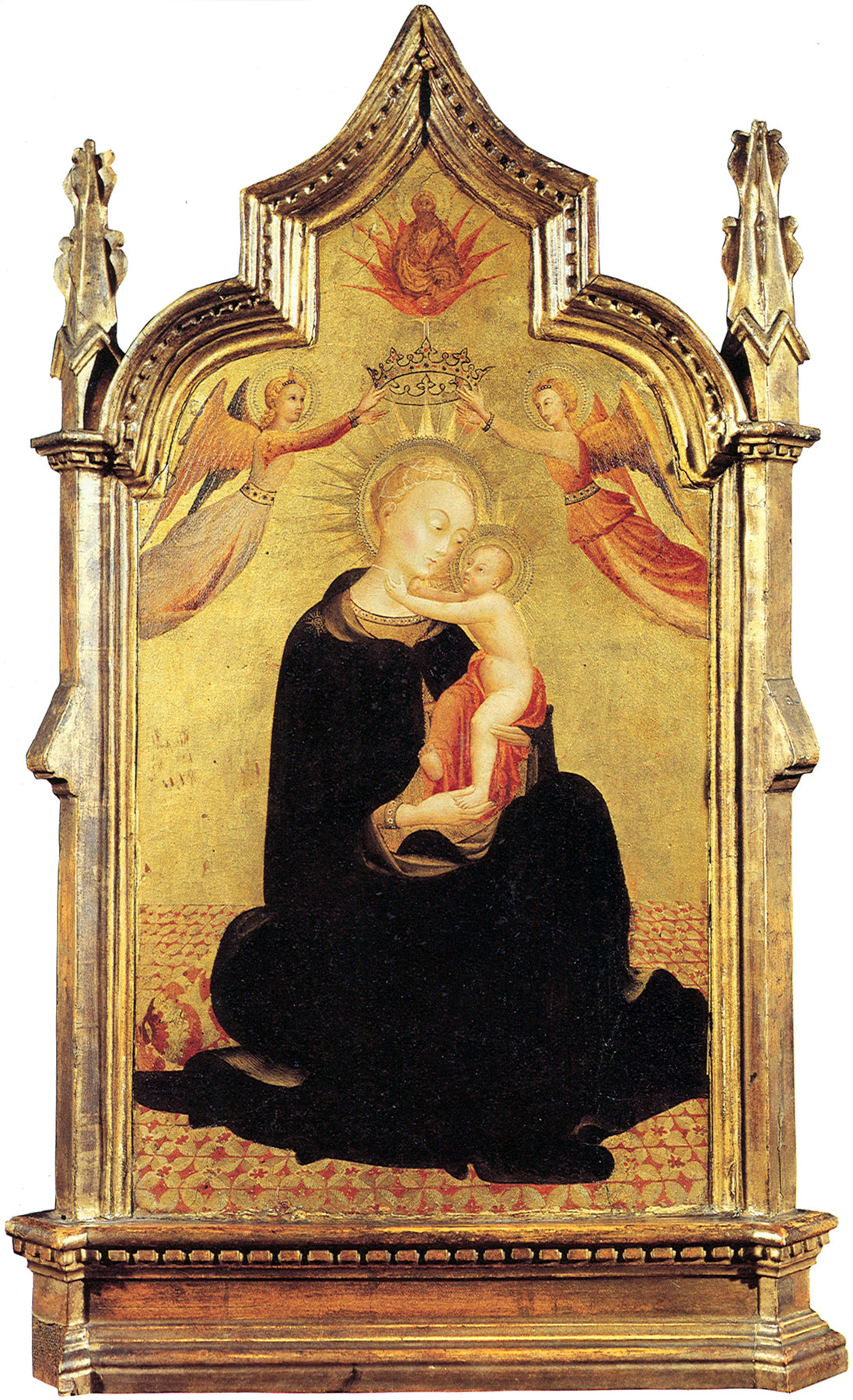 La Vierge à l'Enfant avec des anges - Sassetta