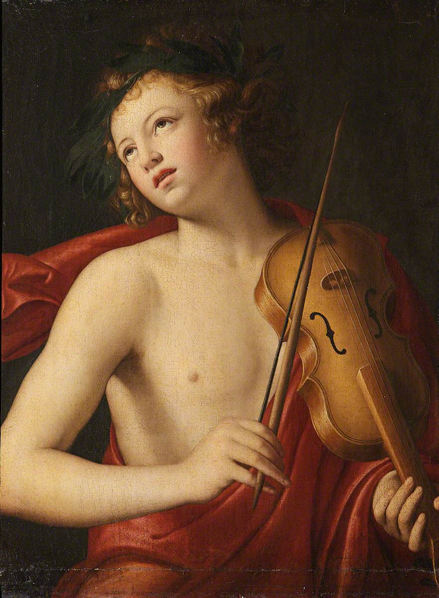 Orphée jouant du violon - Giovanni Battista Salvi