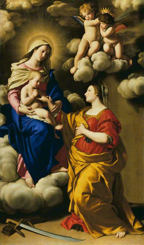 Le mariage mystique de sainte Catherine - Giovanni Battista Salvi