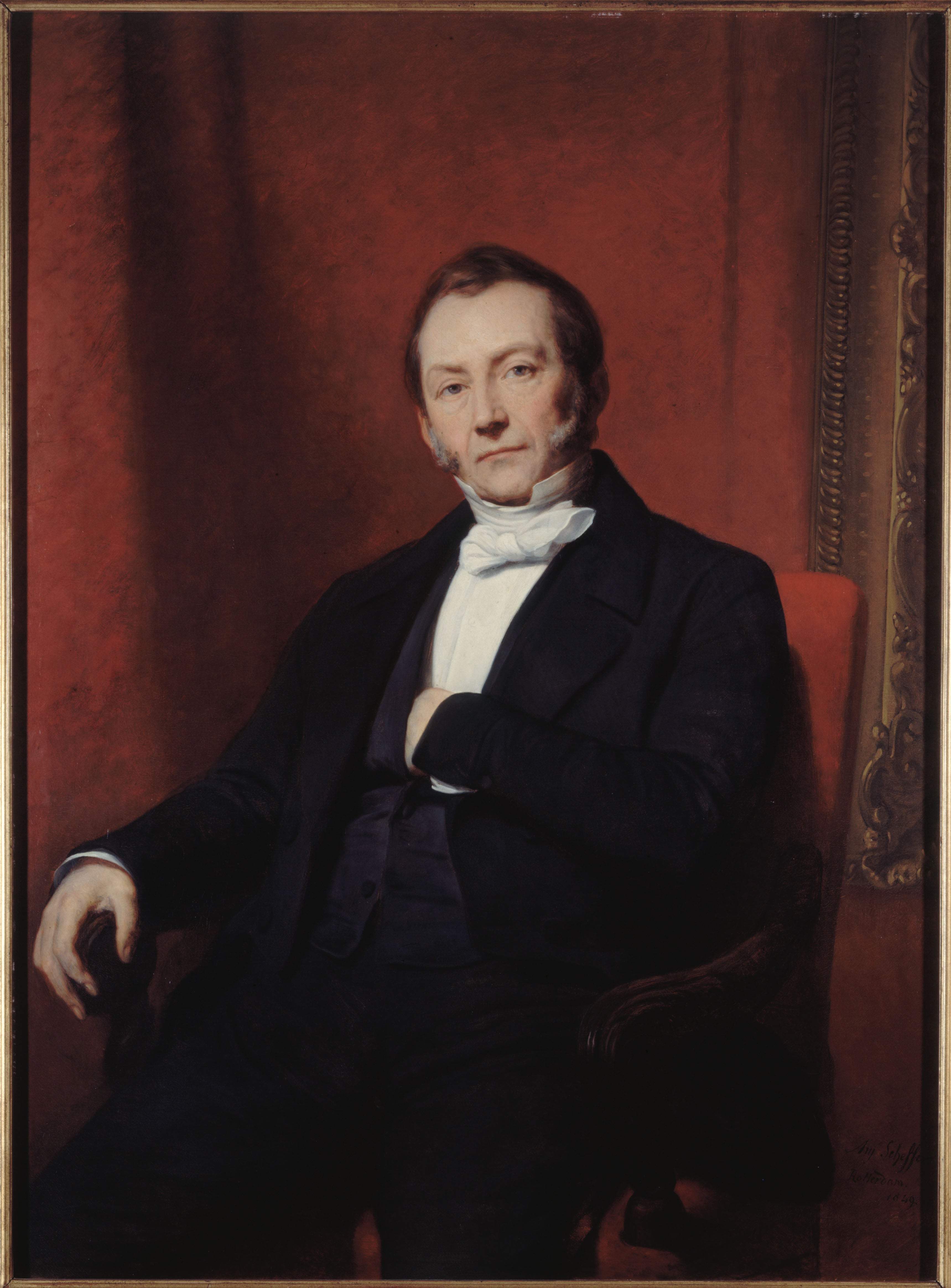 Portrait présumé de Jean Abraham Nottebohm - Ary Scheffer