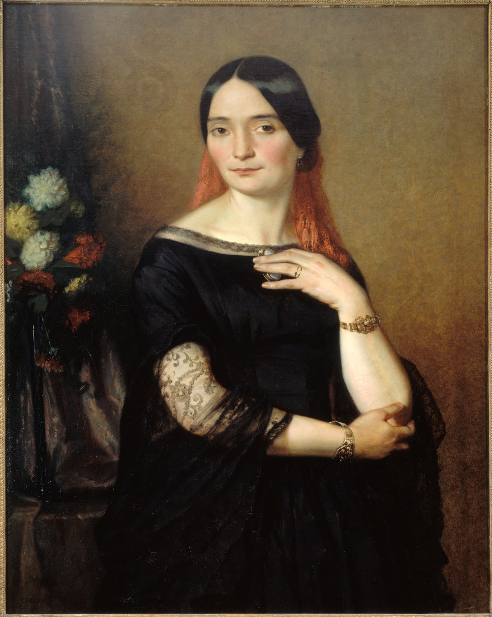 Portrait présumé de Mademoiselle Mars - Ary Scheffer - Alpha Reproduction