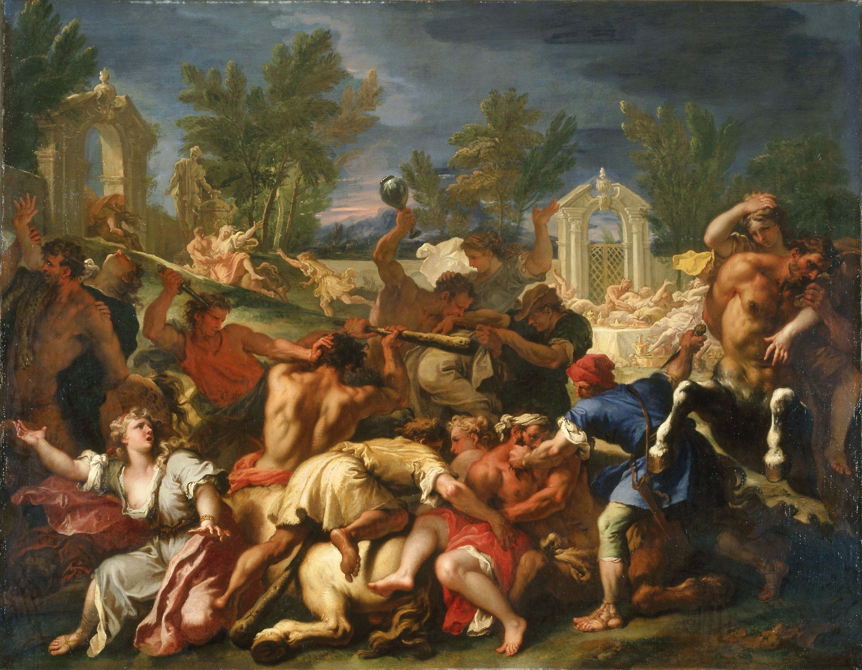 La bataille des Lapithes et des Centaures - Sebastiano Ricci