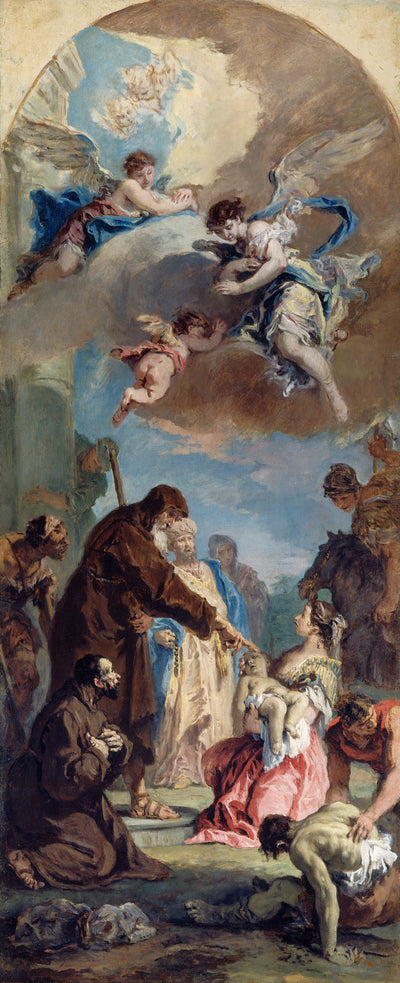 Un miracle de saint François de Paule - Sebastiano Ricci - Alpha Reproduction