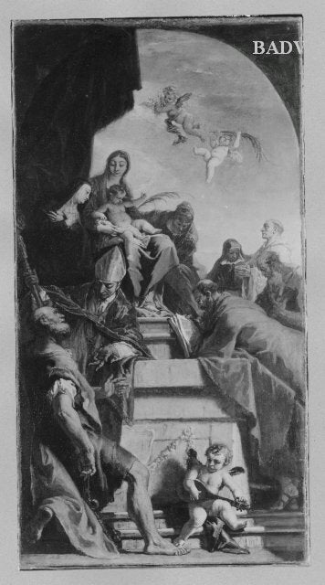 La Madone trônant avec les saints - Sebastiano Ricci