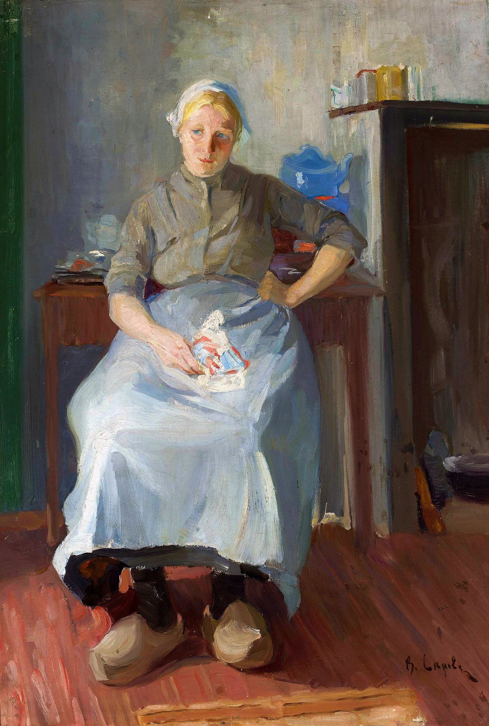 Une bretonne. - Valentin Serov