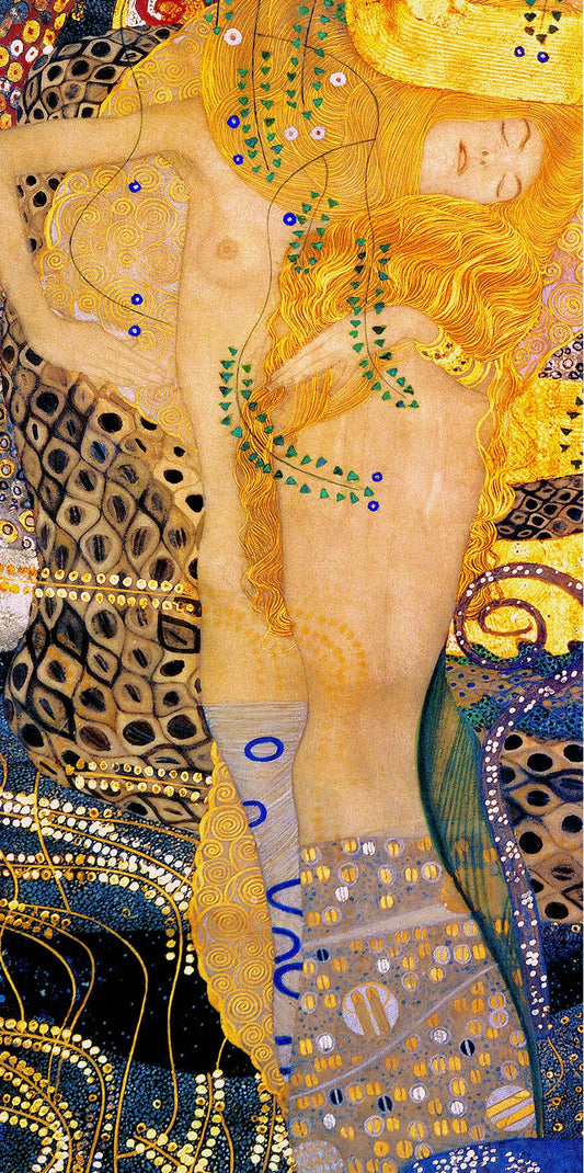 🐍✨ Водяная змея II – Густав Климт (1904–1907)