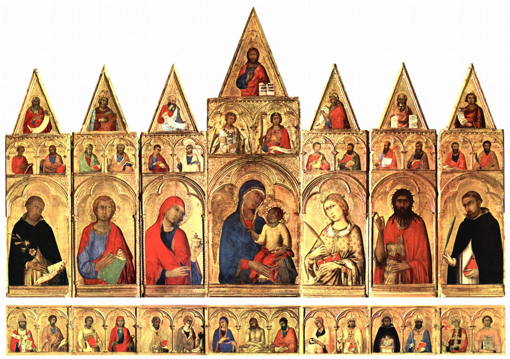 Polyptyque de Sainte Catherine d’Alexandrie - Simone Martini - Alpha Reproduction