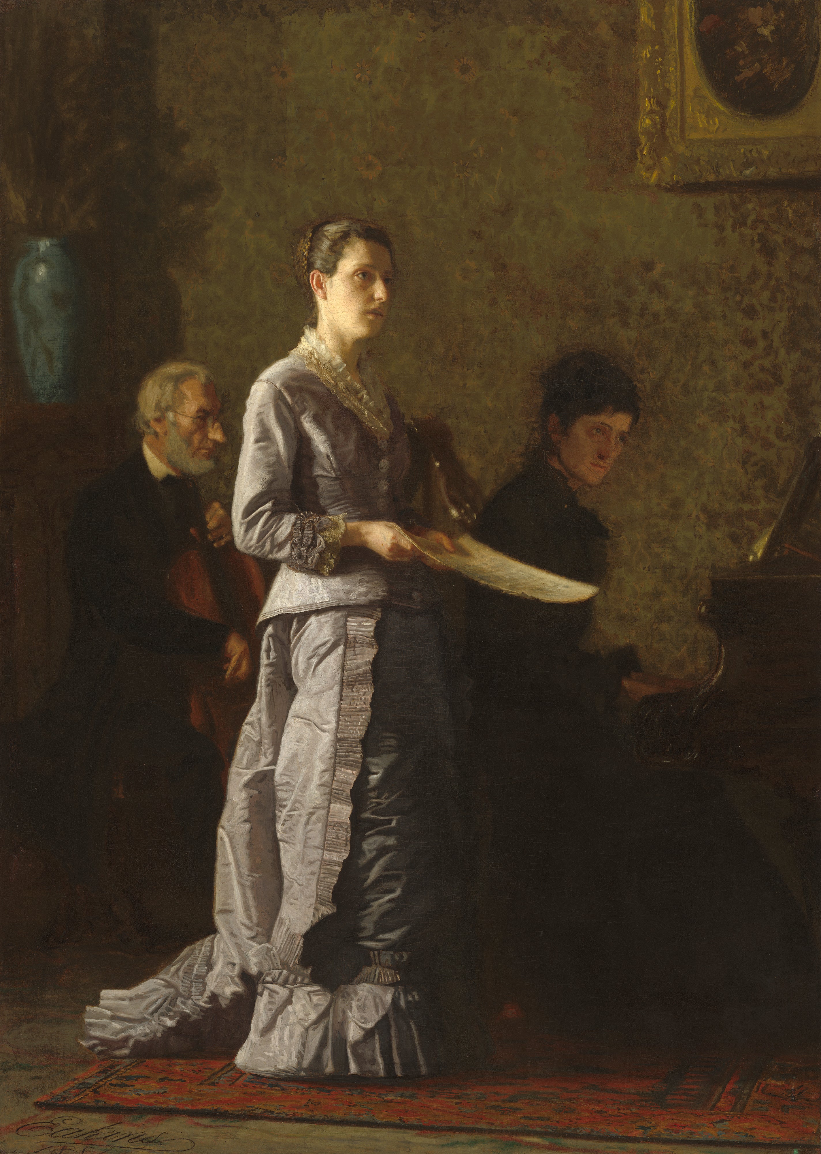 Chanter une chanson pathétique - Thomas Eakins