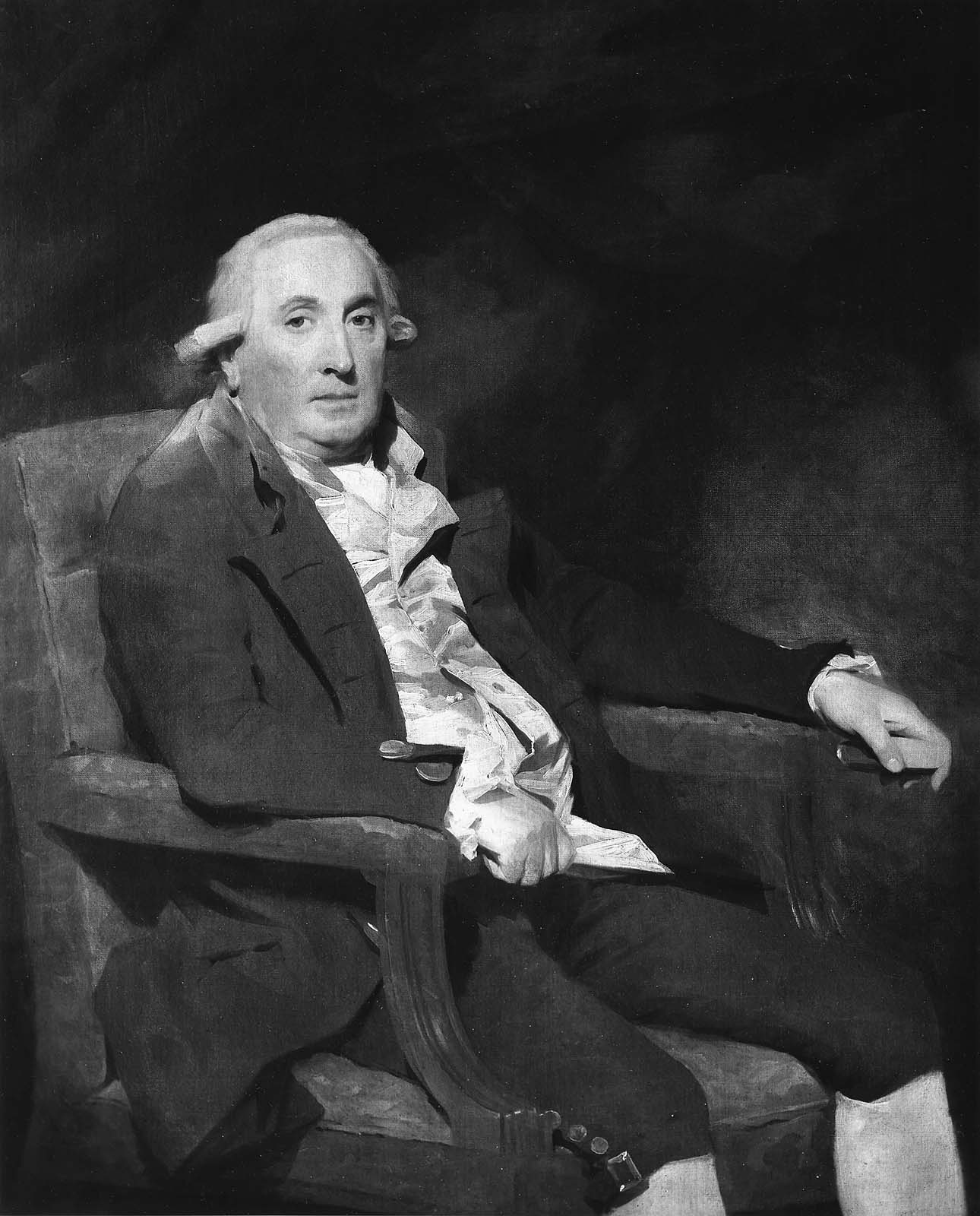 Portrait d'un homme assis dans un fauteuil (supposé être William Fairlie) - Henry Raeburn