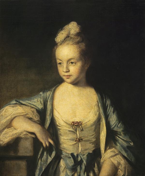 Une petite fille (peut-être Lady Frances Scott, plus tard Lady Douglas, 1750 - 1817) - Joshua Reynolds