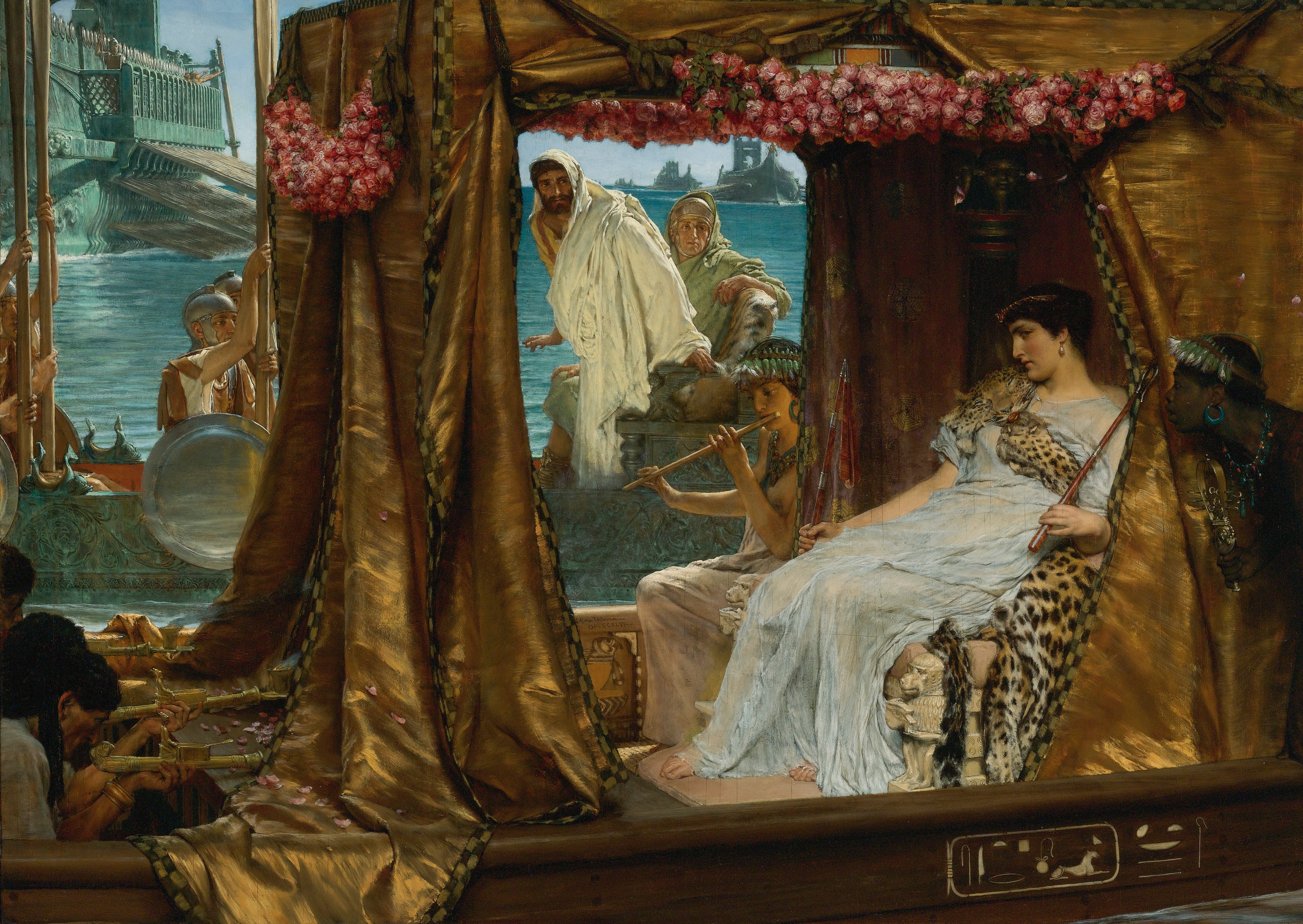Marc Antoine et Cléopâtre - Lawrence Alma-Tadema