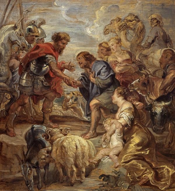 La réconciliation de Jacob et d'Ésaü - Peter Paul Rubens