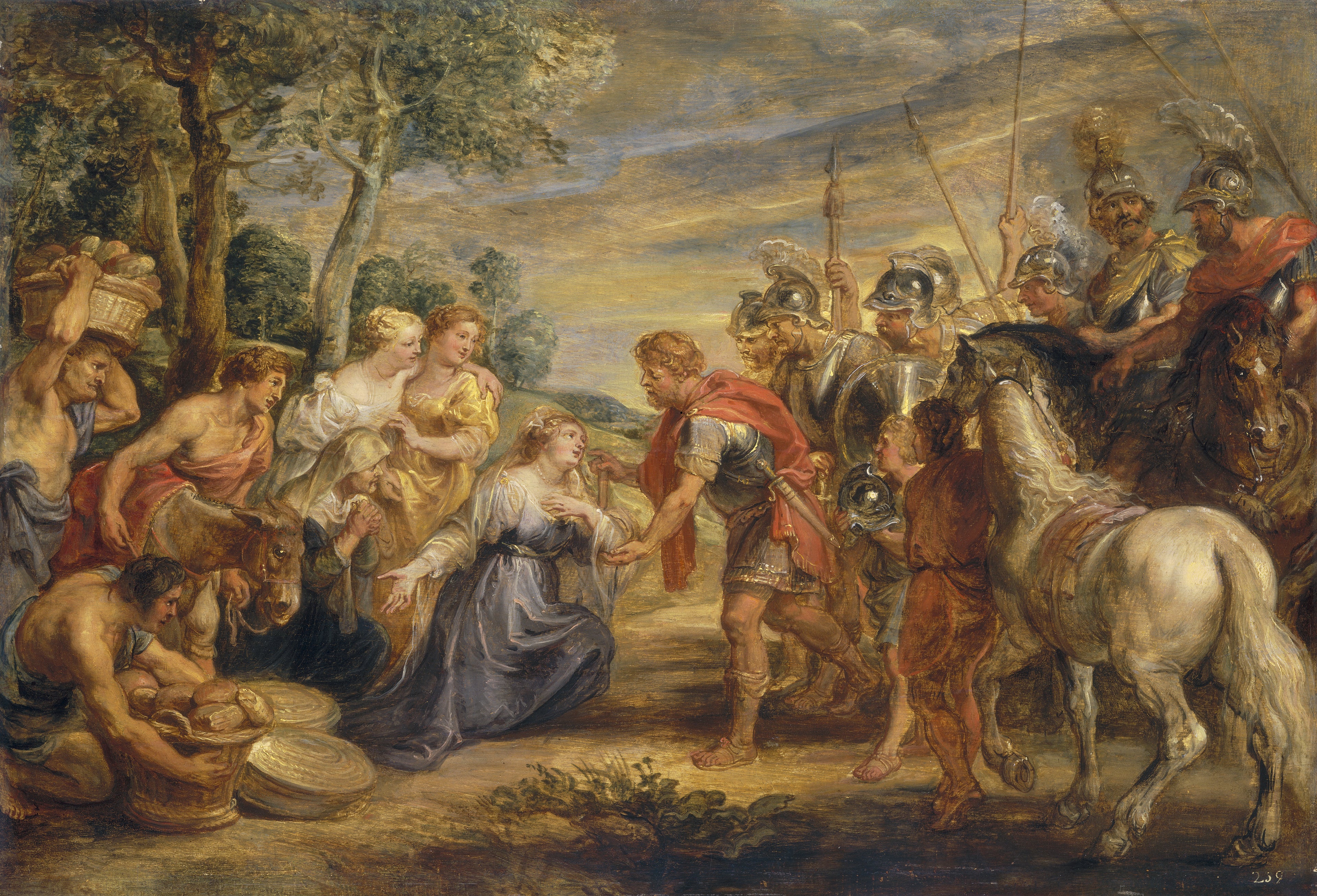 La rencontre de David et Abigaïl - Peter Paul Rubens