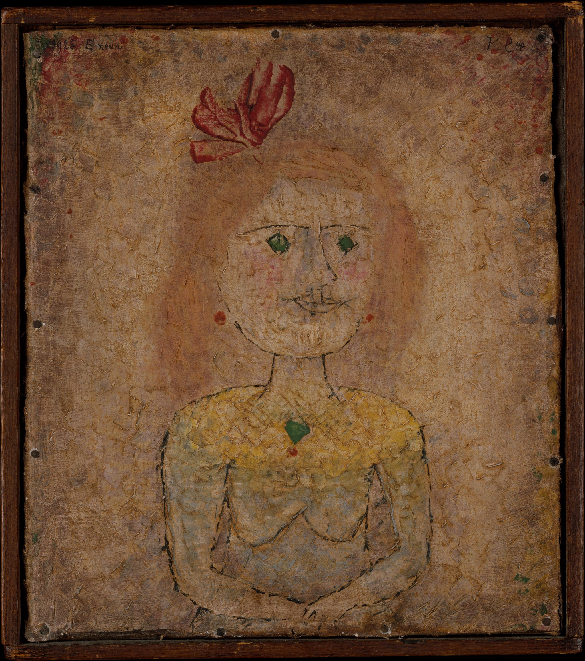 Small Portrait of a Girl in Yellow — Paul Klee