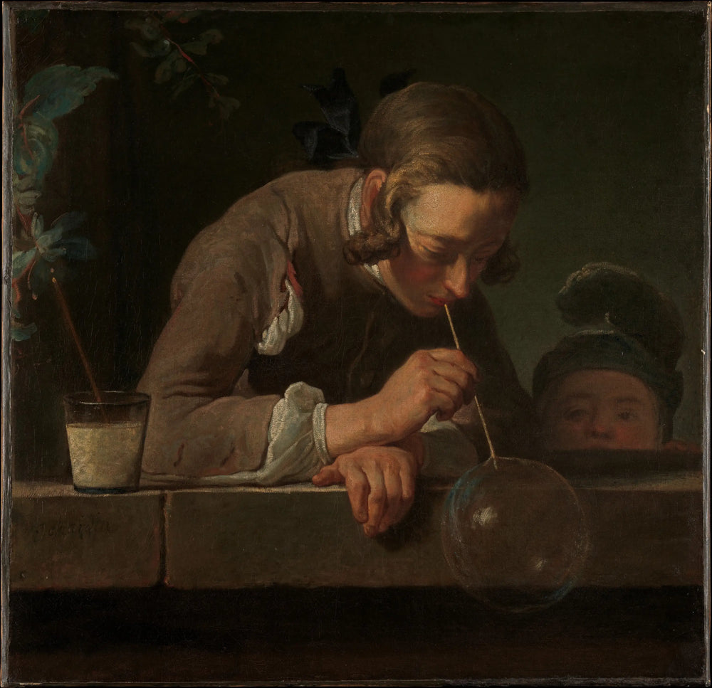 Les Bulles de savon - Jean Siméon Chardin - Alpha Reproduction