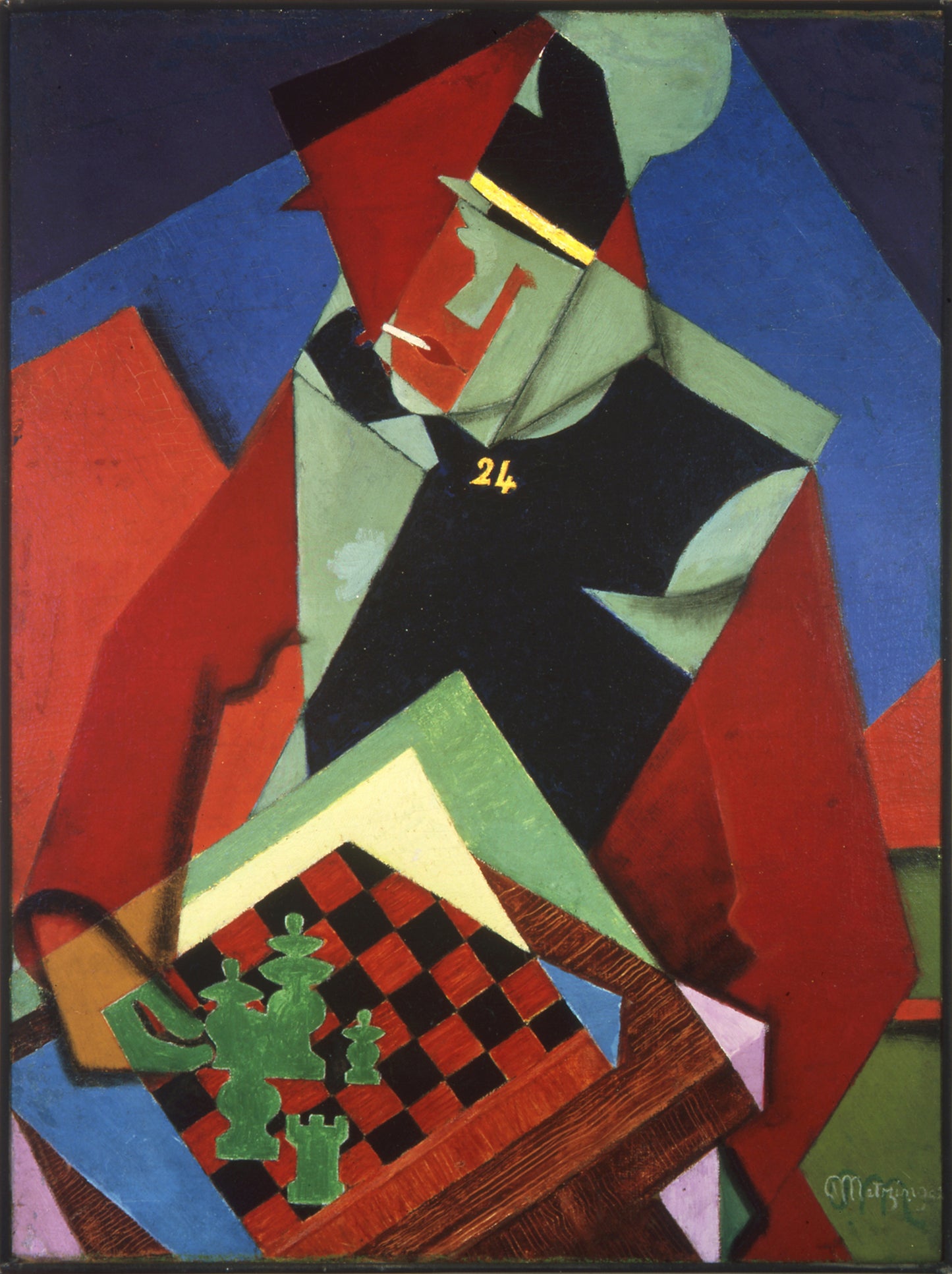 Солдат за игрой в шахматы – Жан Метцингер (1914–1915)