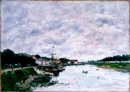 Reproduction du tableau « Saint-Valéry-sur-Somme - Eugène Boudin » par Alpha Reproduction en peinture à l’huile