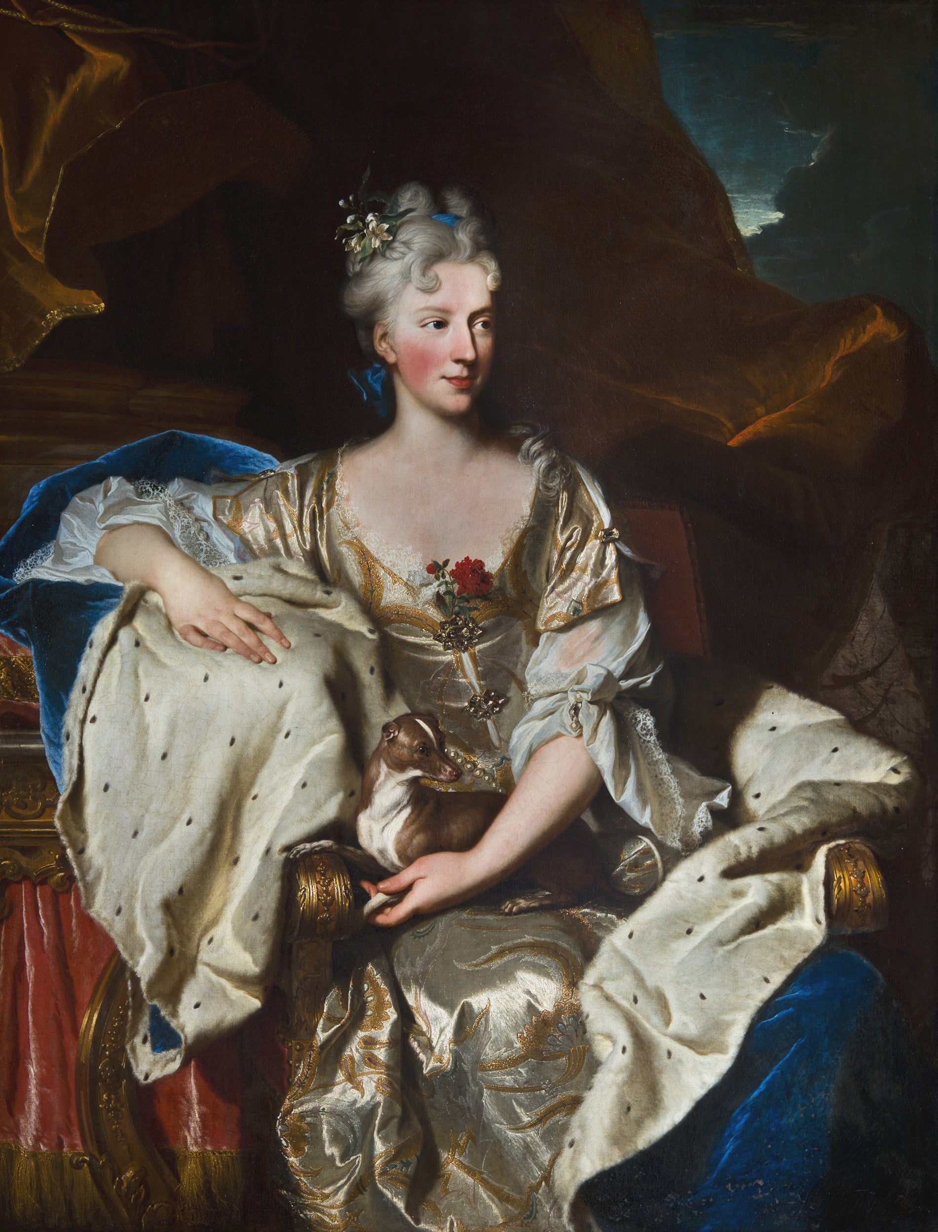 Suzanne-Henriette d’Elbeuf duchesse de Mantoue - Hyacinthe Rigaud - Alpha Reproduction
