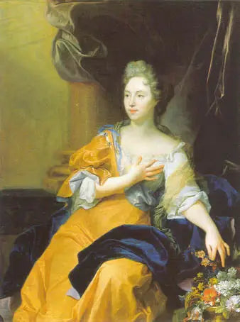 Portrait de Suzanne de Boubers de Bernâtre épouse de Balthasar Keller - Hyacinthe Rigaud - Alpha Reproduction