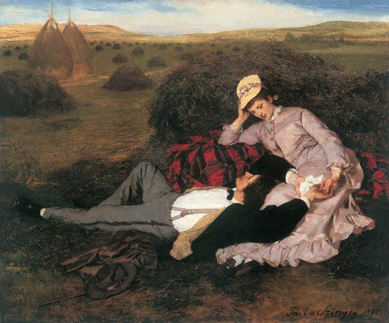 Les Amoureux - Pál Szinyei Merse