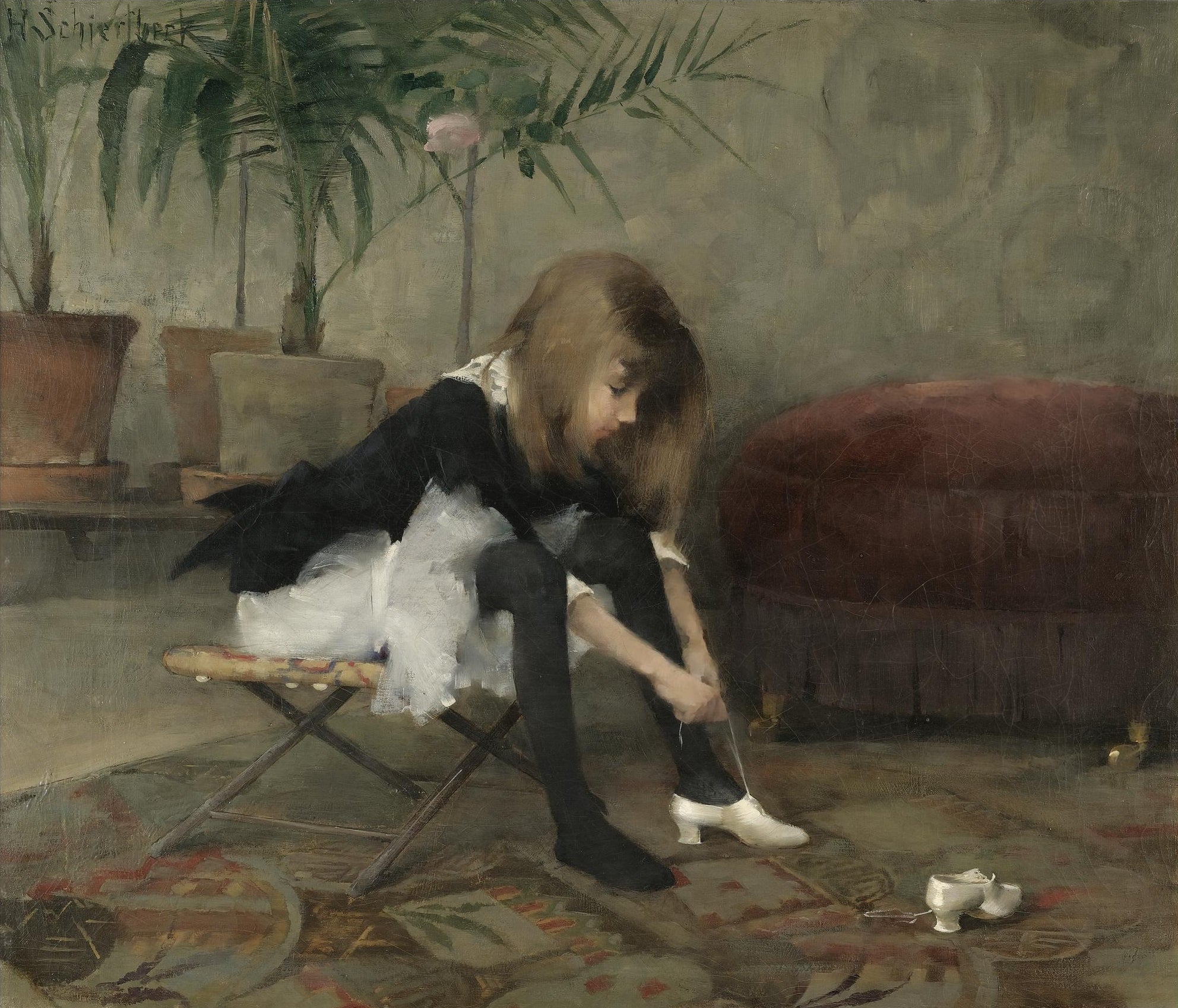 Dancing Shoes - Helene Schjerfbeck
